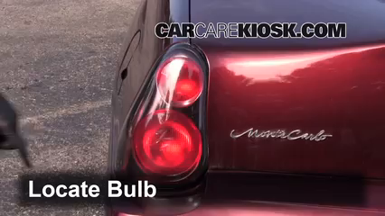 2001 Chevrolet Monte Carlo LS 3.4L V6 Lights Brake Light (replace bulb)